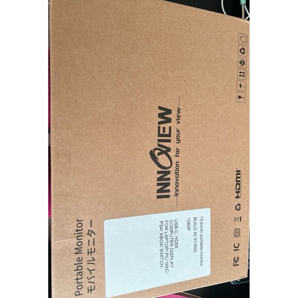 InnOview 15.6 inch 1080p portable monitor - Picture 1 of 3